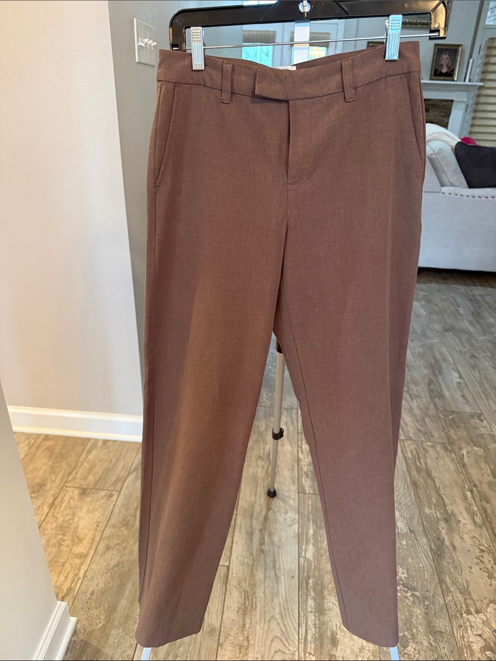 Old Navy Essential Stretch Brown Classic Tailored Trousers